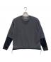 Maglia Plus（マリアプラス）の古着「ポリ和紙シアーリラックスセーター」｜グレー