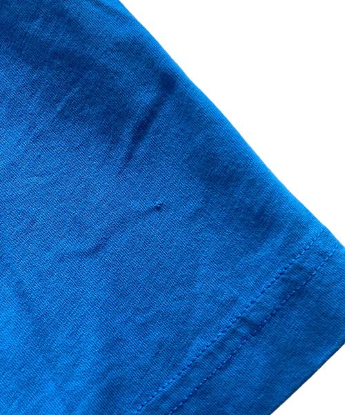 MARNI（マルニ）MARNI (マルニ) イタリックロゴ刺繍Tシャツ ブルー サイズ:38の古着・服飾アイテム