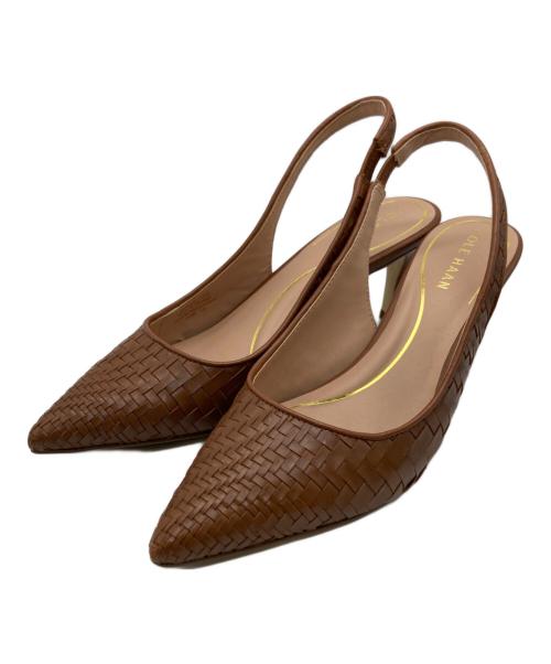 COLE HAAN（コールハーン）COLE HAAN (コールハーン) ストラップパンプス ブラウン サイズ:7 1/2の古着・服飾アイテム