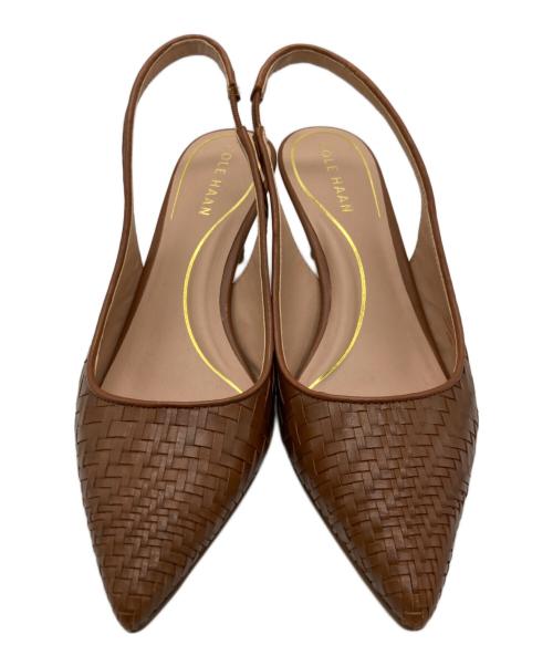 COLE HAAN（コールハーン）COLE HAAN (コールハーン) ストラップパンプス ブラウン サイズ:7 1/2の古着・服飾アイテム