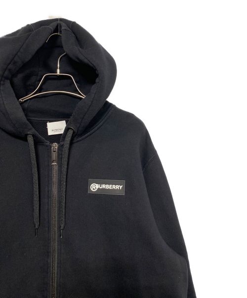 BURBERRY LONDON（バーバリーロンドン）BURBERRY LONDON (バーバリー ロンドン) ジップパーカー ブラック サイズ:Lの古着・服飾アイテム