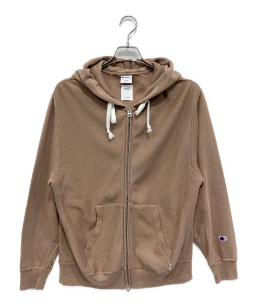 Champion（チャンピオン）Champion (チャンピオン) RHC Ron Herman (アールエイチシー ロンハーマン) リバースウィーブパーカー ベージュ サイズ:Sの古着・服飾アイテム