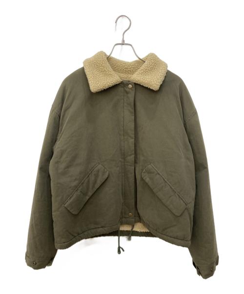 THORTE（ソルテ）THORTE (ソルテ) Military Boa Jacket オリーブ サイズ:不明の古着・服飾アイテム