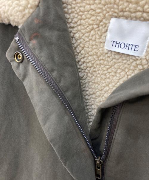 THORTE（ソルテ）THORTE (ソルテ) Military Boa Jacket オリーブ サイズ:不明の古着・服飾アイテム