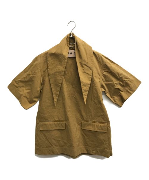 PLAN C（プランシー）Plan C (プランシー) SHIRT S/S ブラウン サイズ:36の古着・服飾アイテム