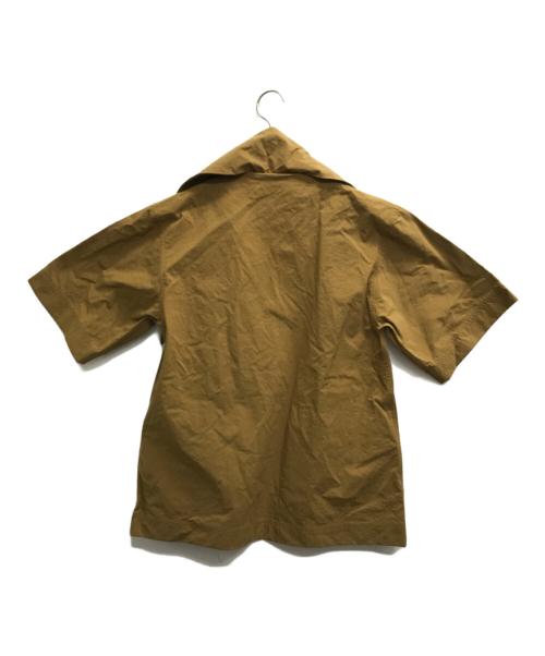 PLAN C（プランシー）Plan C (プランシー) SHIRT S/S ブラウン サイズ:36の古着・服飾アイテム