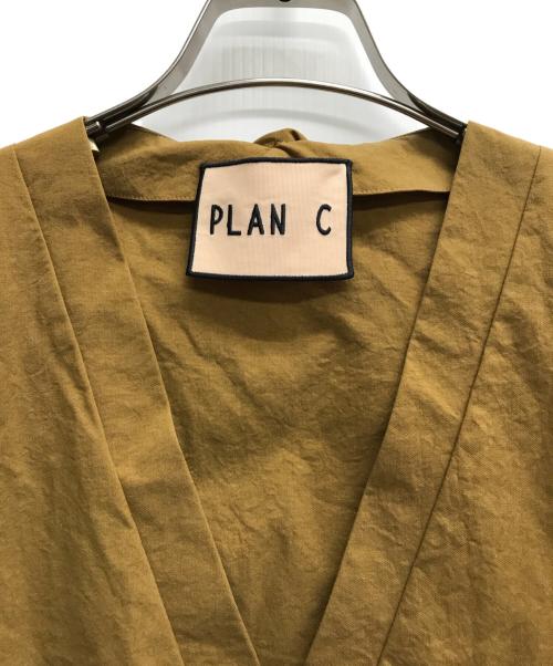 PLAN C（プランシー）Plan C (プランシー) SHIRT S/S ブラウン サイズ:36の古着・服飾アイテム