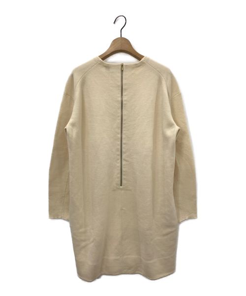 DRAWER（ドゥロワー）DRAWER (ドゥロワー) ミタノリブニットワンピース アイボリー サイズ:1の古着・服飾アイテム