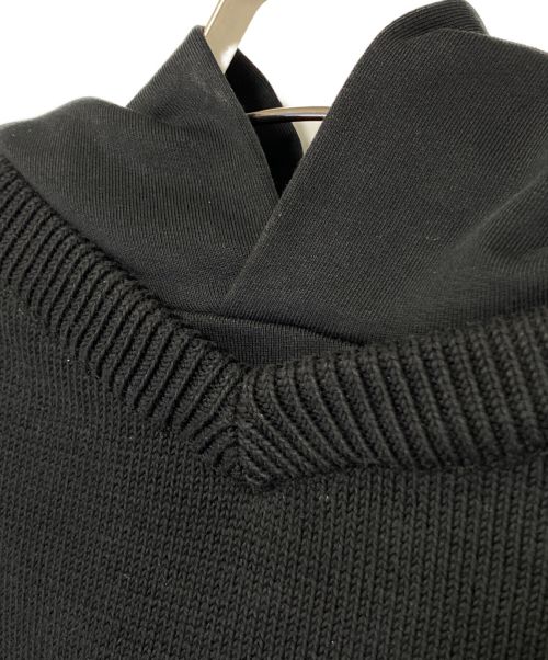 BALENCIAGA（バレンシアガ）BALENCIAGA (バレンシアガ) METAL PATCHED HOODIE ブラック サイズ:Sの古着・服飾アイテム