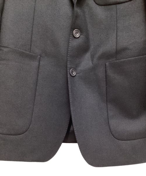 BURBERRY（バーバリー）BURBERRY (バーバリー) Black Wool TB Motif Blazer Jacket (ブラックウールTBモチーフブレザージャケット) ブラック サイズ:50の古着・服飾アイテム