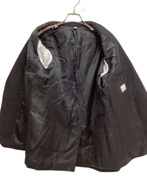 BURBERRY（バーバリー）BURBERRY (バーバリー) Black Wool TB Motif Blazer Jacket (ブラックウールTBモチーフブレザージャケット) ブラック サイズ:50の古着・服飾アイテム