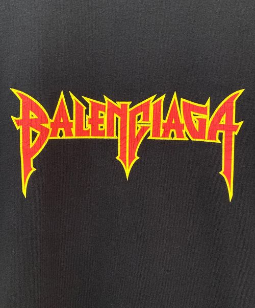 BALENCIAGA（バレンシアガ）BALENCIAGA (バレンシアガ) メタルロゴワンピース ブラック サイズ:XSの古着・服飾アイテム