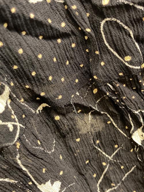 BAUM UND PFERDGARTEN（バウムウンドヘルガーデン）BAUM UND PFERDGARTEN (バウムウンドヘルガーデン) フラワー柄ワンピース ブラック サイズ:SIZE 36の古着・服飾アイテム