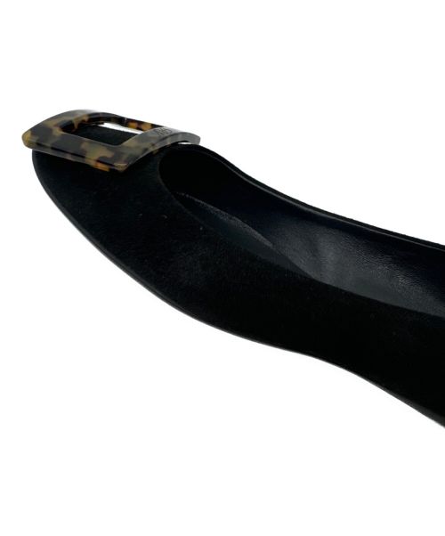 Roger Vivier（ロジェ ヴィヴィエ）Roger Vivier (ロジェ ヴィヴィエ) フラットパンプス ブラック サイズ:35 1/2の古着・服飾アイテム
