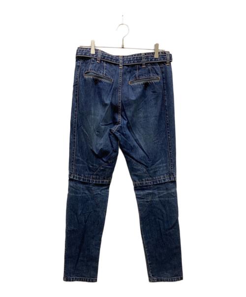 sacai（サカイ）sacai (サカイ) LAYERED DENIM PANT/レイヤードデニムパンツ ブルー サイズ:1の古着・服飾アイテム
