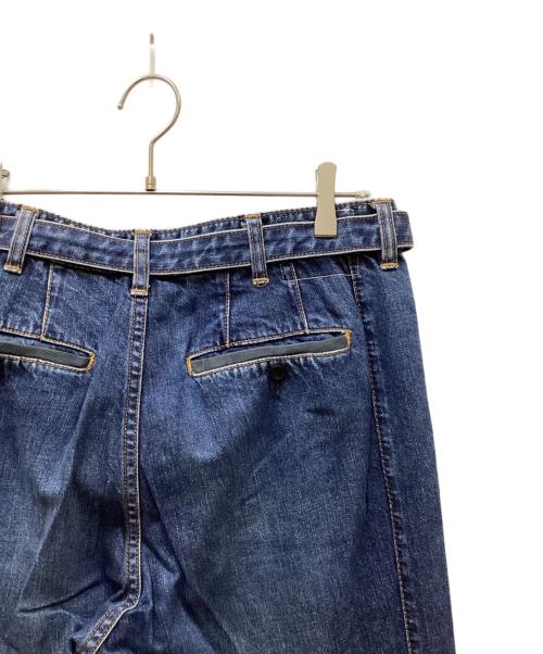 sacai（サカイ）sacai (サカイ) LAYERED DENIM PANT/レイヤードデニムパンツ ブルー サイズ:1の古着・服飾アイテム