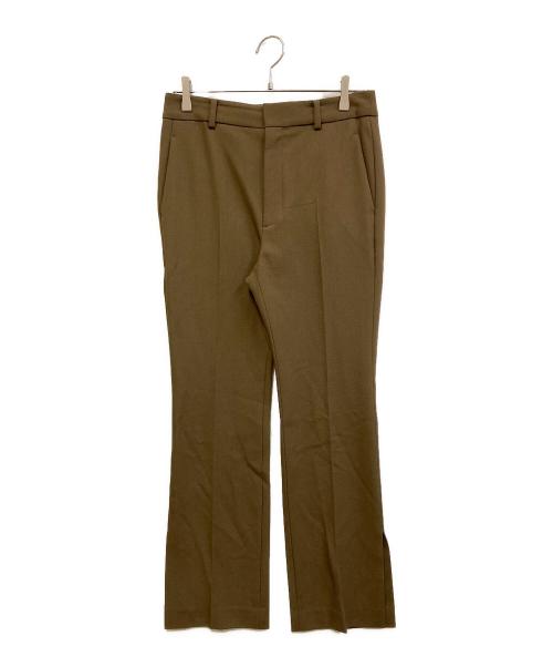 MUSE（ミューズ）MUSE (ミューズ) PREMIUM WOOL スリットパンツ ブラウン サイズ:SIZE 36の古着・服飾アイテム