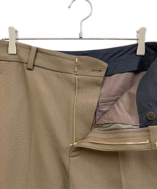 MUSE（ミューズ）MUSE (ミューズ) PREMIUM WOOL スリットパンツ ブラウン サイズ:SIZE 36の古着・服飾アイテム