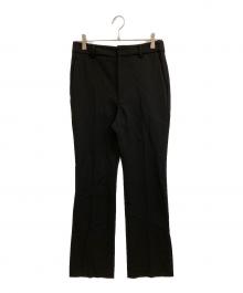 MUSE（ミューズ）の古着「PREMIUM WOOL スリットパンツ」｜ブラック