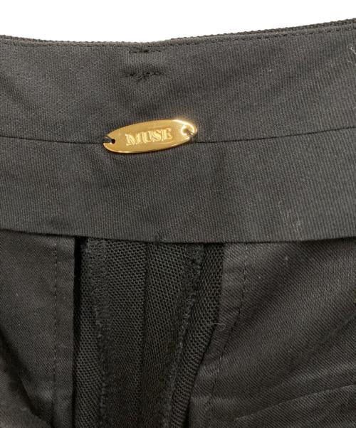 MUSE（ミューズ）MUSE (ミューズ) PREMIUM WOOL スリットパンツ ブラック サイズ:SIZE 36の古着・服飾アイテム
