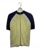 cycle by myobサイクルバイエムワイオービー）の古着「ハーフジップトップ」｜グリーン