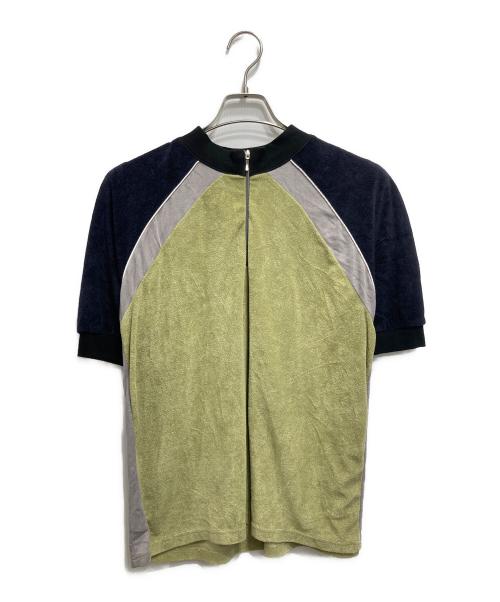 cycle by myob（サイクルバイエムワイオービー）cycle by myob (サイクルバイエムワイオービー) ハーフジップトップ グリーン サイズ:不明の古着・服飾アイテム