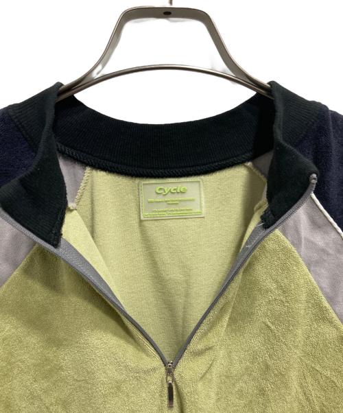 cycle by myob（サイクルバイエムワイオービー）cycle by myob (サイクルバイエムワイオービー) ハーフジップトップ グリーン サイズ:不明の古着・服飾アイテム