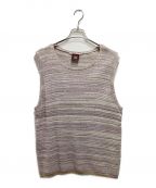 VITELLIヴィテーリ）の古着「ニットベスト」｜パープル