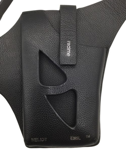 realme（リアルミー）realme (リアルミー) HELIOT EMIL (ヘリオットエミル) Custom Smartphone Bag ブラック ブラックの古着・服飾アイテム