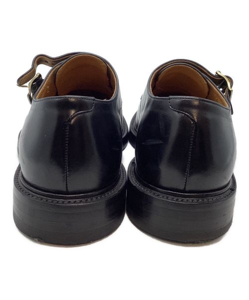 CALMANTHOLOGY（カルマンソロジー）CALMANTHOLOGY (カルマンソロジー) ダブルモンクストラップシューズ ブラック サイズ:7.5の古着・服飾アイテム