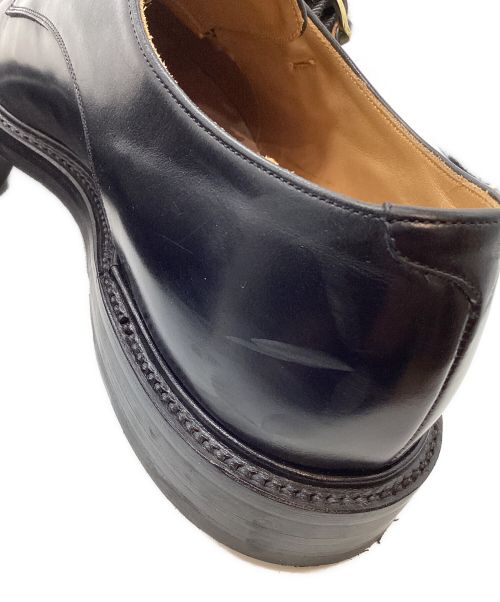 CALMANTHOLOGY（カルマンソロジー）CALMANTHOLOGY (カルマンソロジー) ダブルモンクストラップシューズ ブラック サイズ:7.5の古着・服飾アイテム