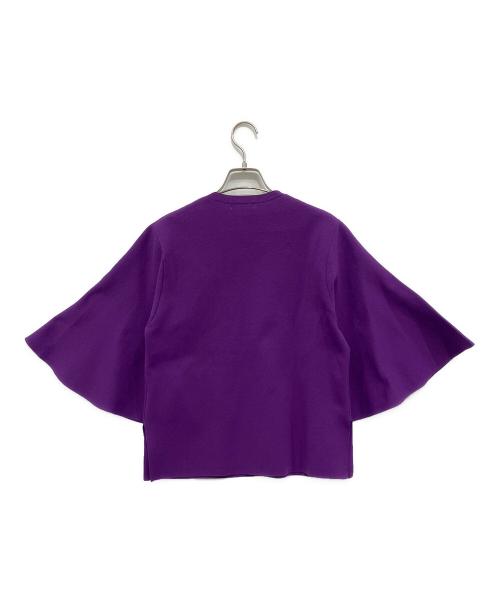 LE PHIL（ル フィル）LE PHIL (ル フィル) フレアスリーブトップ パープル サイズ:FREEの古着・服飾アイテム
