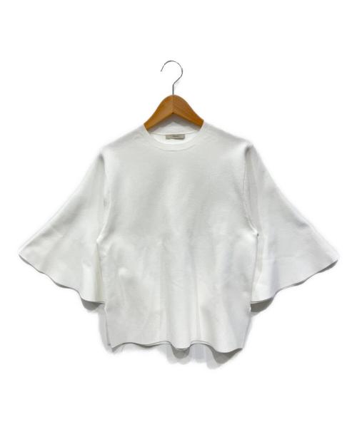 LE PHIL（ル フィル）LE PHIL (ル フィル) フレアスリーブトップ ホワイト サイズ:FREEの古着・服飾アイテム