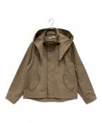 BEAUTY&YOUTHビューティーアンドユース）の古着「グログランフードマウンテンパーカー」｜モカ