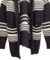 中古・古着 Saint Laurent Paris (サンローランパリ) Baja Cardigan (バハカーディガン) ブラック×ホワイト サイズ:XL：60000円