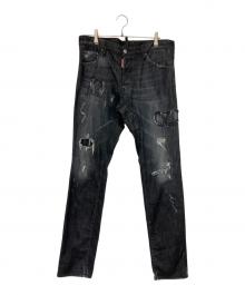 DSQUARED2（ディースクエアード）の古着「デニムパンツ COOL GUY JEANS」｜ブラック