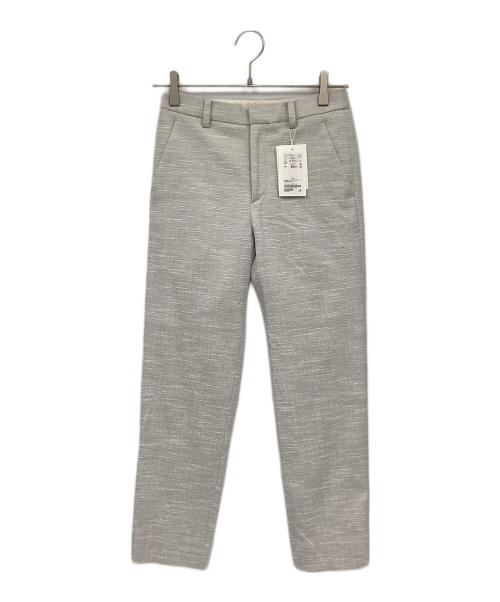 UNITED ARROWS（ユナイテッドアローズ）UNITED ARROWS (ユナイテッドアローズ) スラブ スリムパンツ ライトグレー サイズ:34 未使用品の古着・服飾アイテム
