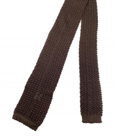 中古・古着通販】HERMES (エルメス) ニットタイ ブラウン サイズ:不明