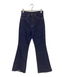 UNROVAL（アンルーバル）の古着「フレアデニムパンツ」｜インディゴ