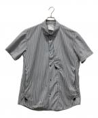 alk phenixアルクフェニックス）の古着「crank shirt/Primeflex」｜ホワイト×グレー