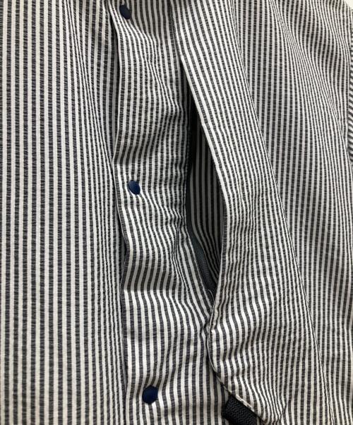 alk phenix（アルクフェニックス）alk phenix (アルクフェニックス) crank shirt/Primeflex ホワイト×グレー サイズ:XLの古着・服飾アイテム