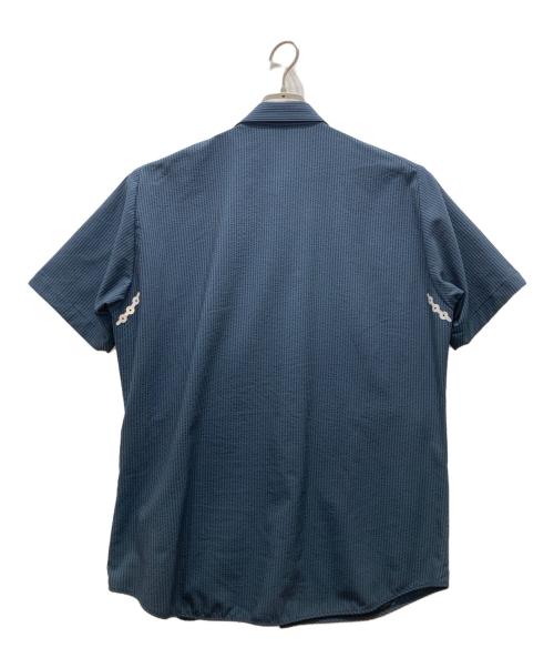 alk phenix（アルクフェニックス）alk phenix (アルクフェニックス) crank shirt/Primeflex ネイビー サイズ:XLの古着・服飾アイテム