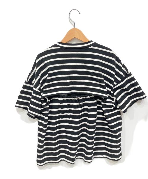 Diagram（ダイアグラム）Diagram (ダイアグラム) ビジュー刺繍ボーダーT サイズ:36の古着・服飾アイテム