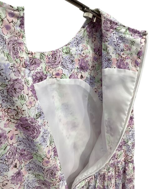 OBLI（オブリ）OBLI (オブリ) ノースリーブワンピース ラベンダー サイズ:1の古着・服飾アイテム