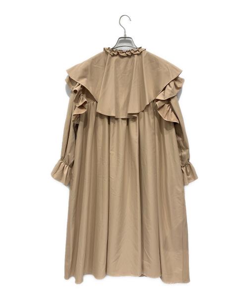 UNMINOU（アンミヌ）UNMINOU (アンミヌ) ギャザーフリルスプリングコート サイズ:FREEの古着・服飾アイテム