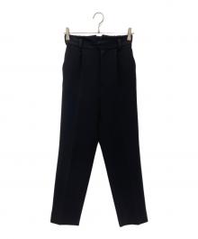 Ameri（アメリ）の古着「NOTCH TAPERED PANTS」｜ブラック