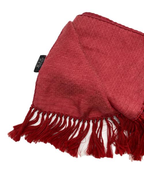 TOM FORD（トムフォード）TOM FORD (トムフォード) シルク混ストール レッドの古着・服飾アイテム