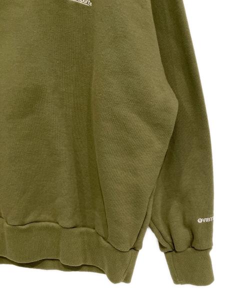 FreshServiceSport（フレッシュサービス）FreshServiceSport (フレッシュサービス) VIBTEX CREW NECK SWEAT カーキ サイズ:Mの古着・服飾アイテム