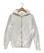 FREEMANS SPORTING CLUB×LOOPWHEELERフリーマンズスポーティングクラブ×ループウィラー）の古着「ジップパーカー」｜ホワイト