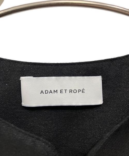 Adam et Rope（アダム エ ロペ）Adam et Rope (アダム エ ロペ) フォルムスリーブブザムブラウス ブラック サイズ:FREEの古着・服飾アイテム